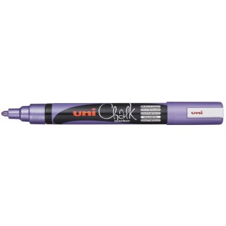 uni-ball Kreidemarker Chalk marker PWE5M violett metallic
