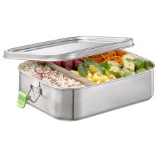 APS Lunchbox "M" aus mattiertem Edelstahl 0,8 Liter