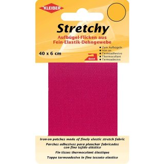 KLEIBER Stretchy-Bügel-Flicken 400 x 60 mm pink