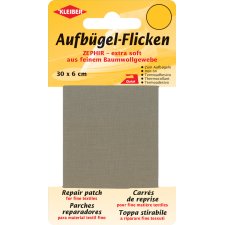 KLEIBER Zephir-Aufbügel-Flicken 300 x 60 mm beige