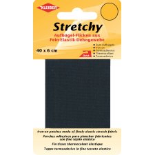KLEIBER Stretchy-Bügel-Flicken 400 x 60 mm schwarz