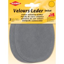 KLEIBER Velour-Aufbügelflecken oval 100 x 130...