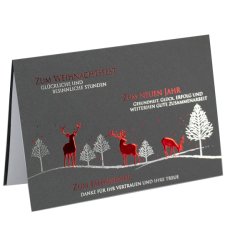 RÖMERTURM Weihnachtskarte "Rote...