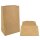 PAPSTAR Papiertüten mit Blockboden 220 x 185 x 97 mm braun 250 Stück