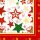 PAPSTAR Weihnachts-Motivservietten "Heavenly Stars" weiß