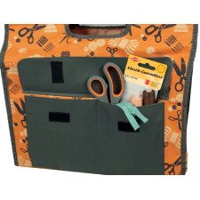Kleiber Nähmaschinentasche orange/grau