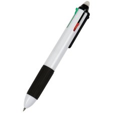 WEDO Vierfarb-Kugelschreiber radierbar weiß