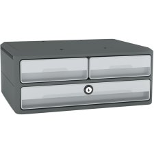 CEP Schubladenbox MoovUp SECURE 3 Schübe grau