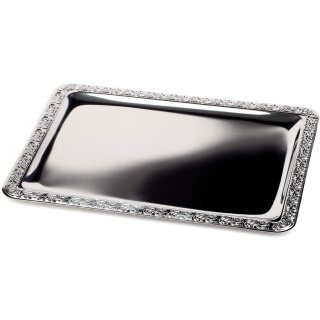 APS Tablett "SCHÖNER ESSEN" (B)500 x (T)360 mm silber