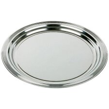 APS Partyplatte CLASSIC Durchmesser: 350 mm silber aus...