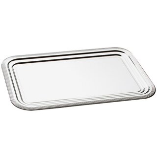 APS Partyplatte CLASSIC (B)530 x (T)325 mm silber aus Metall