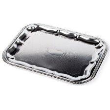APS Partyplatte rechteckig (B)410 x (T)310 mm silber aus...