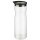 APS Glaskaraffe mit Deckel 1,0 Liter Glas/Edelstahl