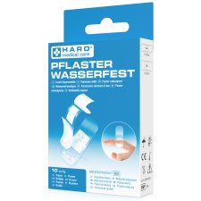 HARO Pflaster-Strips wasserfest transparent 10er Pack
