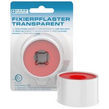 HARO Fixierpflaster transparent 25 mm x 5,0 m