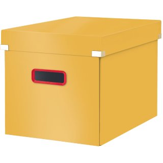 LEITZ Ablagebox Click & Store Cosy Cube gelb