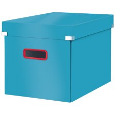 LEITZ Ablagebox Click & Store Cosy Cube blau