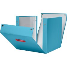 LEITZ Ablagebox Click & Store Cosy Cube blau