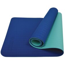 SCHILDKRÖT Yogamatte BICOLOR 4 mm navy / mint inkl....