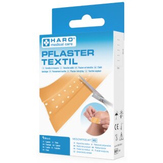 HARO Wund-Pflaster textil beige 500 mm x 60 mm