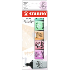 STABILO Textmarker BOSS MINI Pastellove 2.0 6er Karton-Etui
