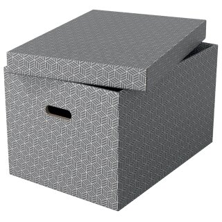 Esselte Aufbewahrungsbox Home M 3er Set grau