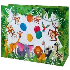 SUSY CARD Geschenktüte XXL "Dschungeltiere"