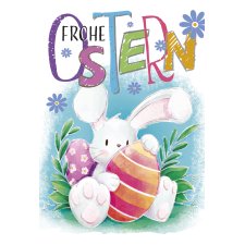 SUSY CARD Oster-Grußkarte "Bunte Eier auf...