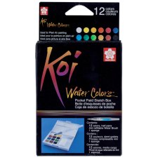 SAKURA Aquarellfarben Koi Water Colors Sketch Box 24