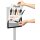 DURABLE Infoständer INFO STAND BASIC DIN A3 grau