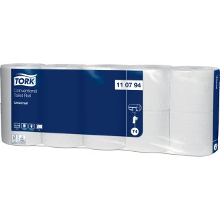 TORK Toilettenpapier 2-lagig weiß