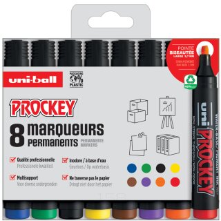 uni-ball Permanent-Marker PROCKEY PM126/8 PF 8er-Etui