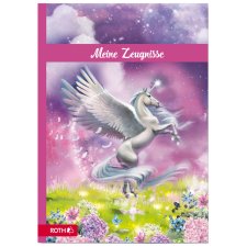 ROTH Zeugnismappe "Pegasus" DIN A4 inkl. 10...