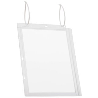DURABLE Plakattasche wasserdicht DIN A3 mit Kabelbinder 5 Stück