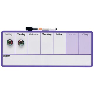 nobo Wochenplaner (B)360 x (H)140 mm violett