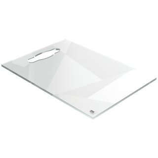 nobo Acryl-Notiztafel mit Griffloch DIN A4 randlos