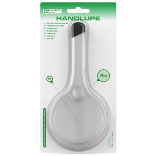 HARO Lupe mit Griff rund Durchmesser: 75 mm transparent