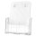 deflecto Prospekthalter schräg DIN A5 hoch glasklar