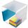 deflecto Organisationsbox Cube 1 Fach glasklar aus Polystyrol