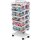 deflecto Caddy-Rollwagen "Stack N Go" weiß