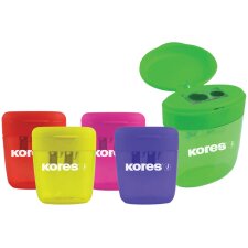 Kores Doppel-Spitzdose DEPOSITO zufällige Farbe (1...