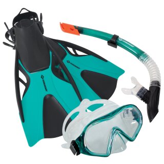 SCHILDKRÖT Schnorchel-Set "Cayman" Größe: 43-47 3-teilig