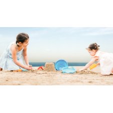 SCHILDKRÖT 7in1 Sand-Spielzeug Falteimer Set blau