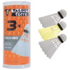 TALBOT torro Badmintonball Tech 150 farbig sortiert 3...