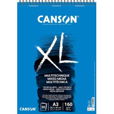 CANSON Studienblock XL MIXED MEDIA DIN A3 weiß 50...