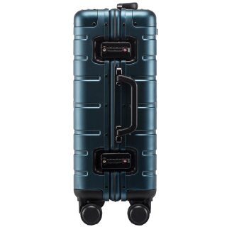 ALUMAXX Reisetrolley mit Vollalukoffer blau