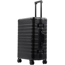 ALUMAXX Reisetrolley mit Vollalukoffer schwarz