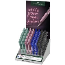 FABER-CASTELL Drukkugelschreiber POLY BALL VIEW Display