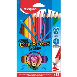 Maped Dreikant-Buntstift JUMBO COLORPEPS STRONG 12er Etui