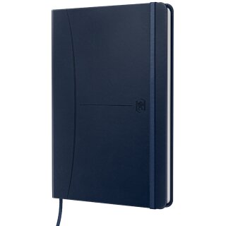 Oxford Notizbuch Signature DIN A5 kariert blau 80 Blatt